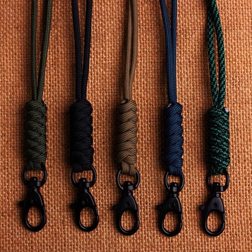 Strength paracord keychain key - strength,