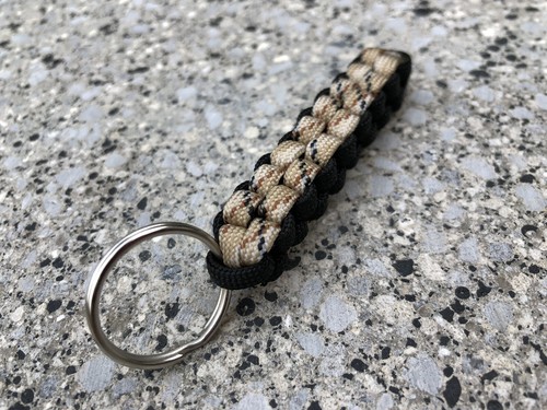 Paracord survival keyring army - keyring,