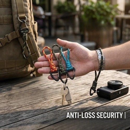 Paracord keychain edc survival - edc,