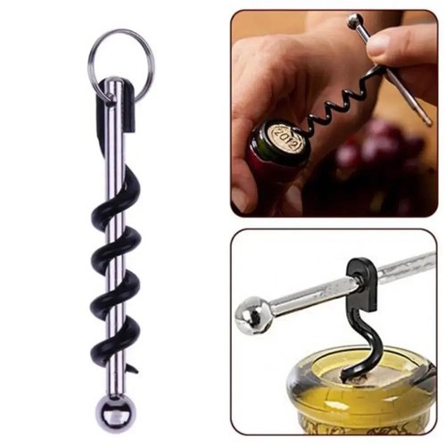 Cork screw mini bottle - cork,