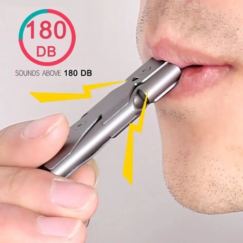 Double tube emergency whistle - double,