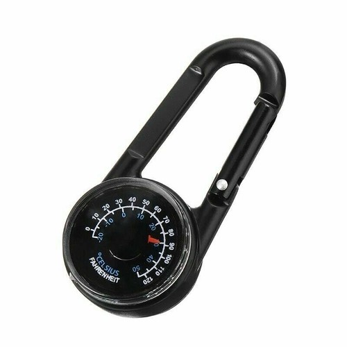 Compass carabiner thermometer - carabiner,