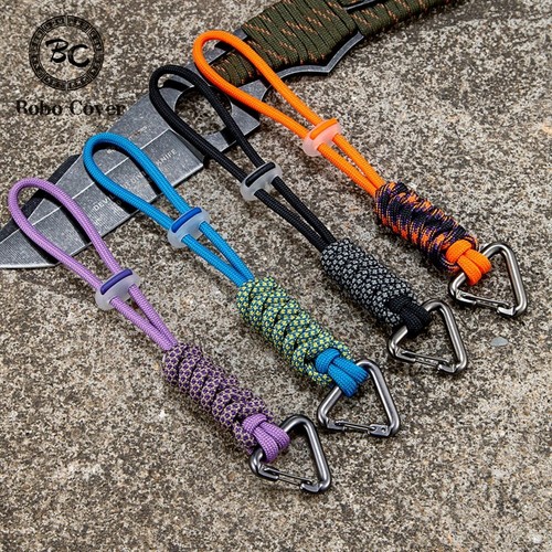Paracord keychain edc survival - paracord,