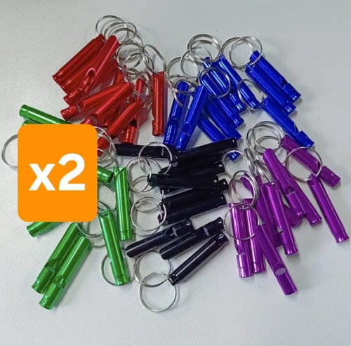 Whistles keyrings - whistles, &